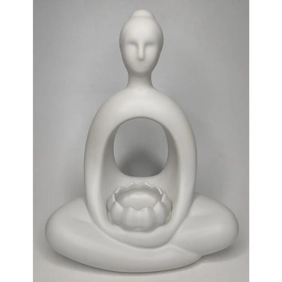 PartyLite Zen Meditation Tealight Holder Retired NIB P29D/P90627 - Picture 1 of 8